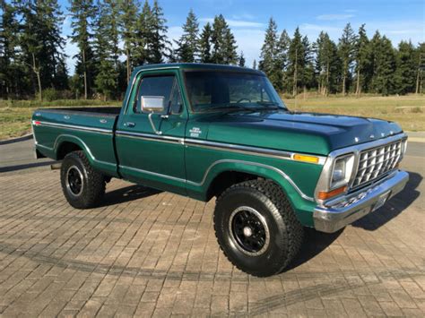 This helpful video will explain how your 4wd system works and how to switch between modes using the electronic shift on the fly feature on your truck.learn. Ford F-150 Standard Cab Pickup 1978 Green For Sale ...