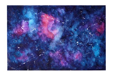 Watercolour Galaxy By Ayorapics On Deviantart
