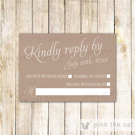 Lace Rustic Wedding Invitation And Rsvp Card Pink The Cat