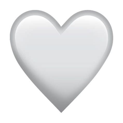 White Heart Emoji اروردز