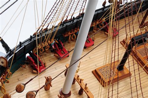 Uss Constitution Wood Model Ship