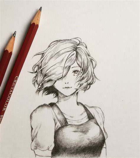 My Sketch Of Touka Kirishima So Sad That Tokyo Ghoul Has