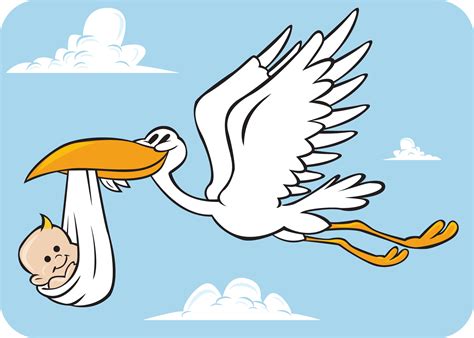 Free New Baby Stork Download Free New Baby Stork Png Images Free