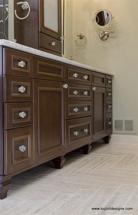 Bathroom vanities and cabinets can make or break an entire bathroom, make sure you get yours just how you like it. Brown Bathroom Vanity - Transitional - bathroom - Lugbill ...
