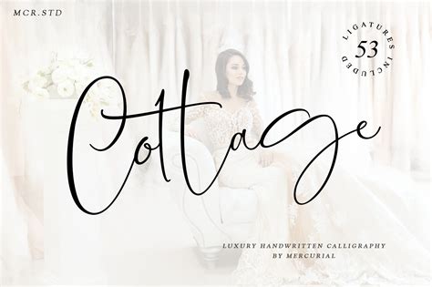 Cottage Luxury Handwritten Font Stunning Script Fonts Creative Market