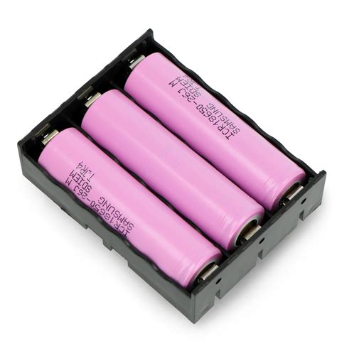 Cell Holder For 3x 18650 Battery Without Wires Botland Robotic Shop