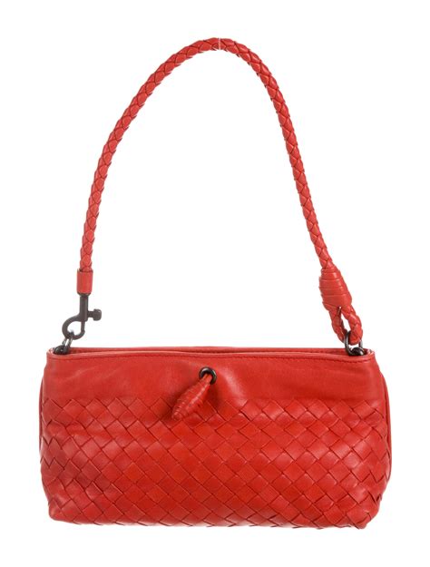 Bottega Veneta Mini Intrecciato Leather Shoulder Bag Handbags