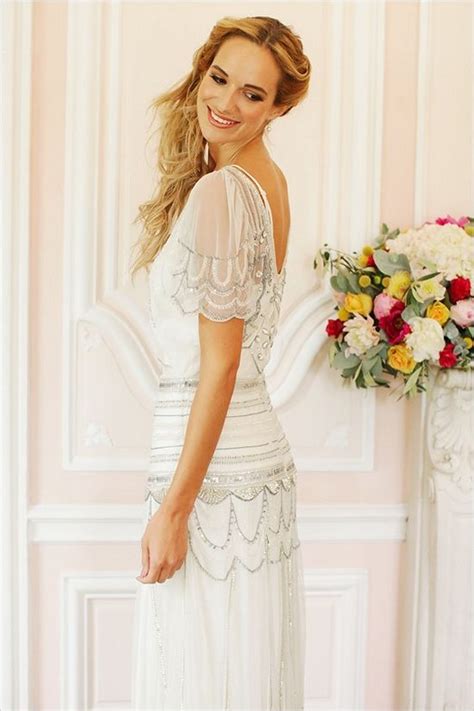20 Gorgeous Wedding Dresses With Flutter Sleeves My Deer Flowers