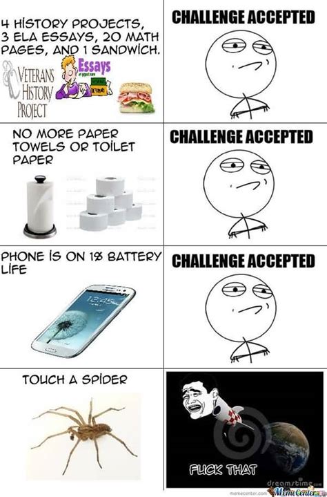 49 Top Challenge Accepted Meme Pictures Jokes Quotesbae