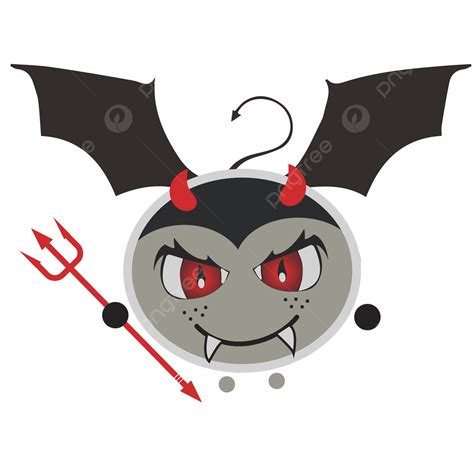 Gambar Halloween Little Devil Angel Devil Setan Halloween Kartun Png
