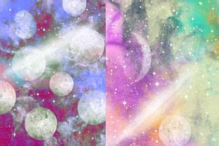 Space Digital Papers Galaxy Background Graphic By Bonadesigns