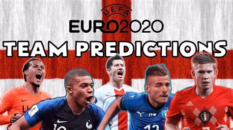 Originally to be played at 13 venues, two hosts were. EURO 2020 ENGLAND SQUAD PREDICTION - YouTube