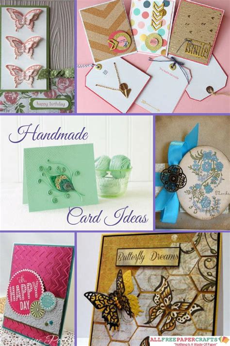 See more ideas about cards handmade, card making techniques, card tutorials. 45+ Handmade Card Ideas: How to Make Greeting Cards | AllFreePaperCrafts.com