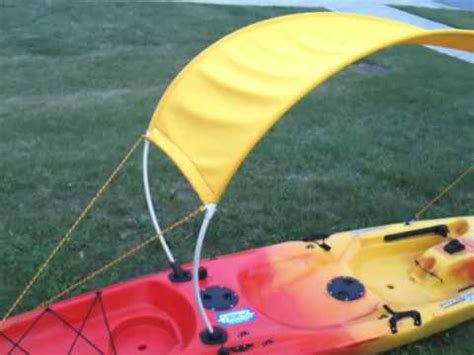 Includes tarp, fittings and bungees. DIY Kayak Bimini Top Part 1 - YouTube