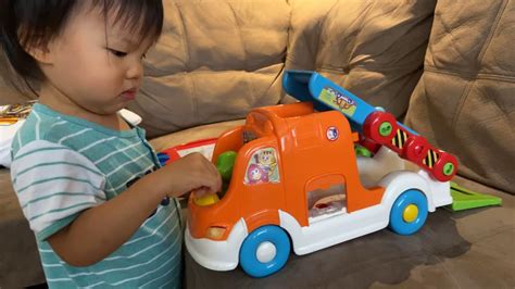 Vtech Pull And Learn Car Carrier Youtube