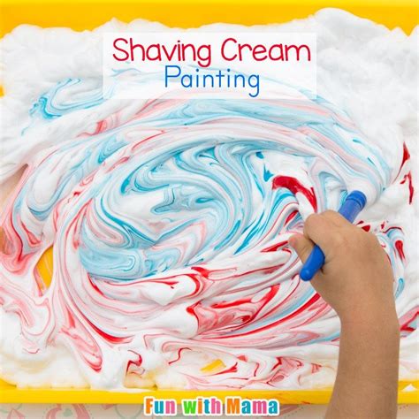 The ideas for arts and crafts for 2 year olds on this list include paper cup flowers, making wind chimes out of yogurt cups, making necklaces by threading straws, and creating fun hats out of old newspapers. Shaving Cream Painting Process Art for Preschoolers ...