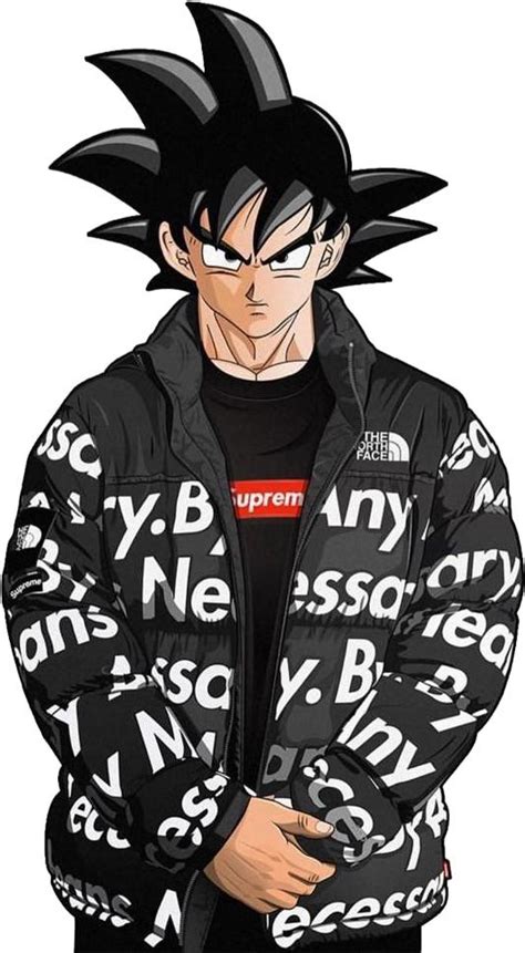 Goku Drip Jacket Png Template