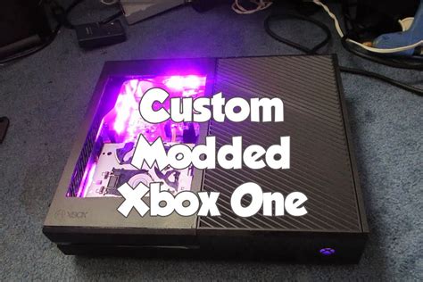 My Completely Custom Modded Xbox One Console Youtube