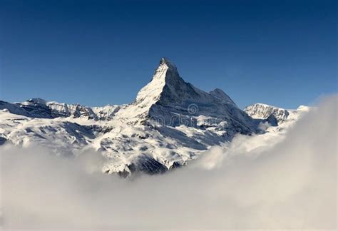 Zermatt Matterhorn And Glacier View Mountain Winter Snow Landscape Sea