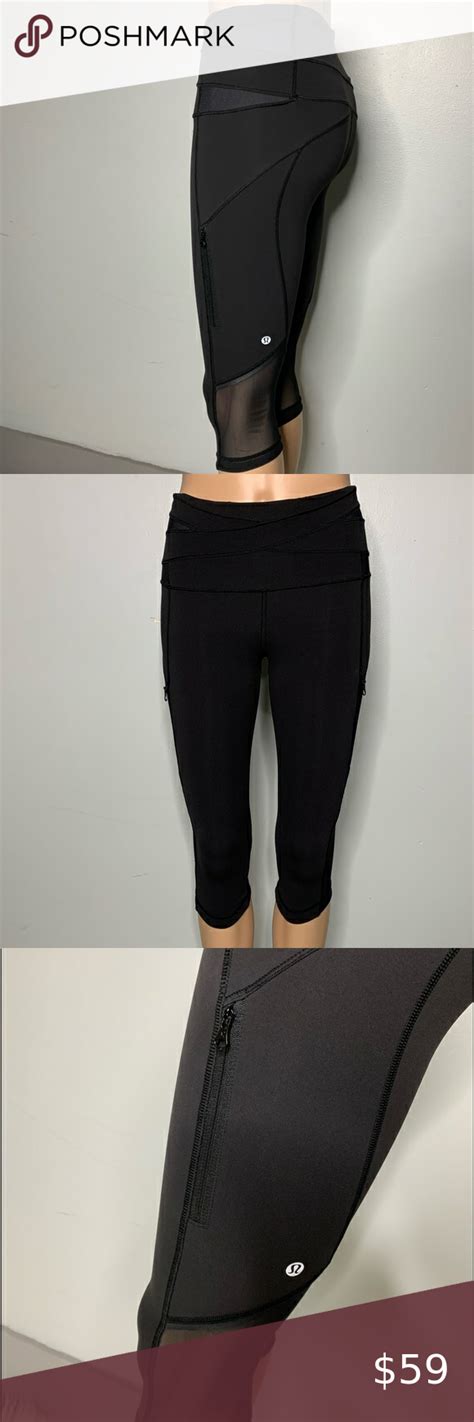 Lululemon Mesh Crop Leggings