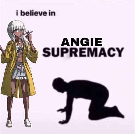 Angie Supremacy😼🙏🏻 Angie Yonaga Danganronpa Memes Danganronpa
