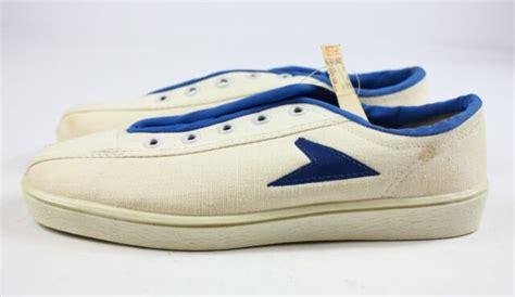 Vintage Wilson Canvas Tennis Shoe Sneaker With Tag Size 65 Made Usa Ebay