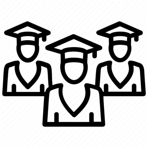Degree Holder Graduates Postgraduate Scholar Students Icon