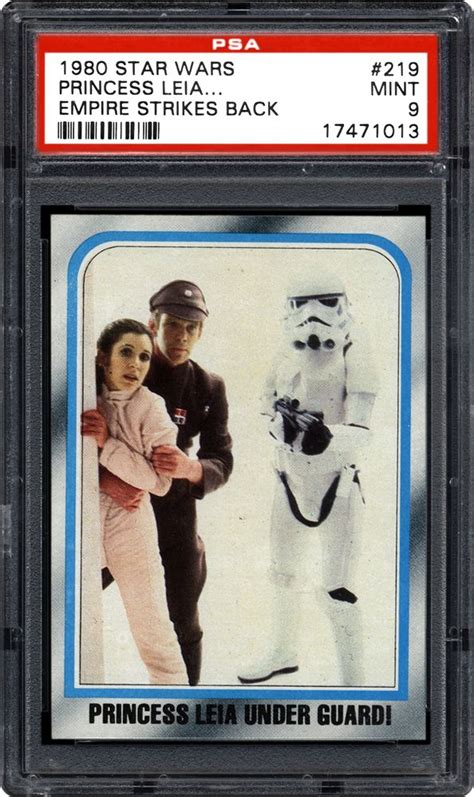 1980 Topps Empire Strikes Back Princess Leia Under Guard Psa Cardfacts®