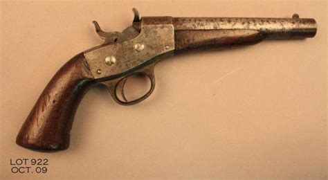 Remington Model 1867 Navy Rolling Block Pistol 4298 Single Shot 50