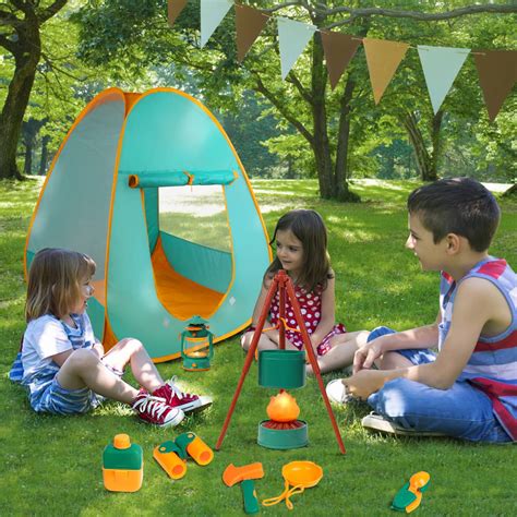 Camping Gear For Kids Outdoor Play Set With Tent Meland