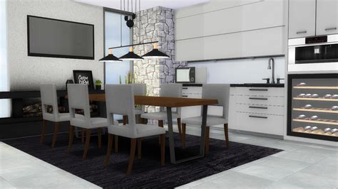 My Sims 4 Blog Forest Hill Kitchen And Dining Set By Mxims