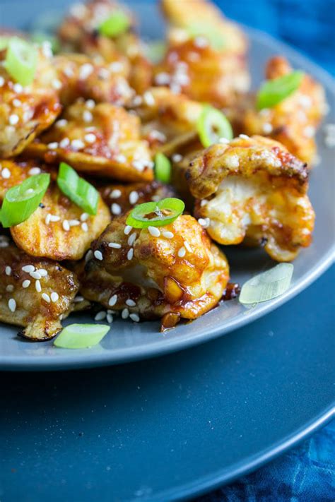 Sticky Sesame Cauliflower Recipe Yup Its Vegan