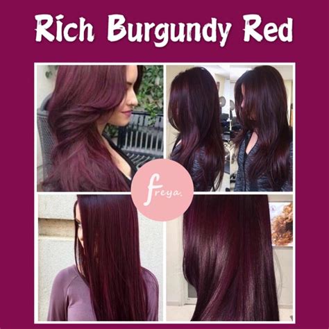 Rich Burgundy Red Permanent Hair Color Set 645 Bob Keratin Shopee