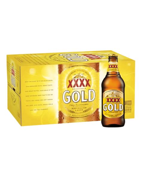 Xxxx Gold Stubbies 24 X 375ml Shortys Liquor