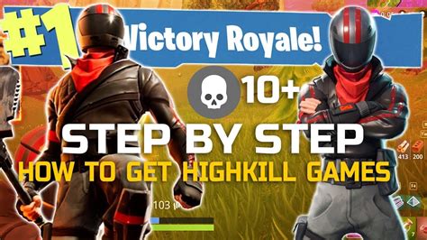 How To Get High Kill Solo Wins Fortnite Tips And Tricks Youtube
