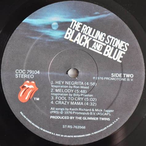 The Rolling Stones ‎ Black And Blue