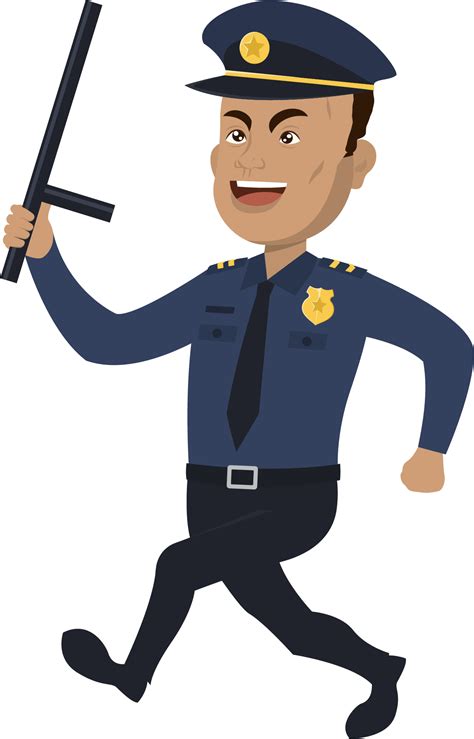 Policeman Clipart Police Baton Policeman Police Baton Transparent Free