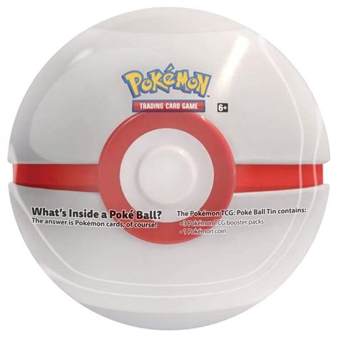Pokemon Summer 2020 Collectors Poke Ball Tin Premier Ball 3 Packs