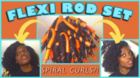 How To Flexi Rod Set On Type 4 Natural Hair Natural Hair Goddess Youtube