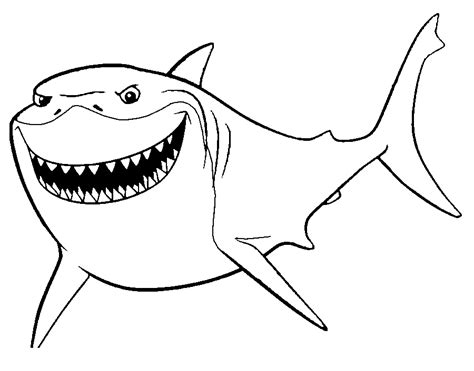 Home/actors coloring pages/bruce lee coloring page. Bruce Finding Nemo Coloring Page - Coloring Home