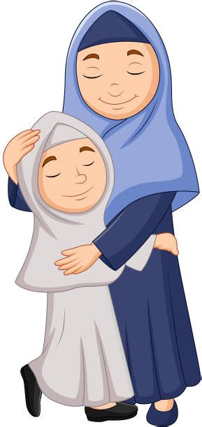 Muslim Mother And Newborn Illustrations Royalty Free Vector Graphics