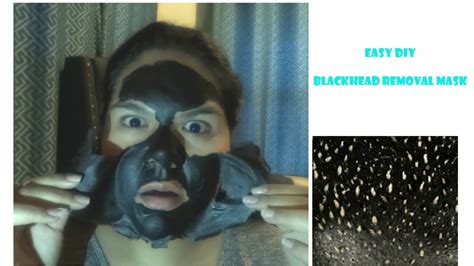 Diy Blackhead Mask With Charcoal Diy Blackhead Peel Off Mask