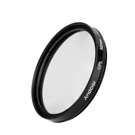 Andoer 52mm Digital Slim Cpl Circular Polarizer Polarizing Glass Filter