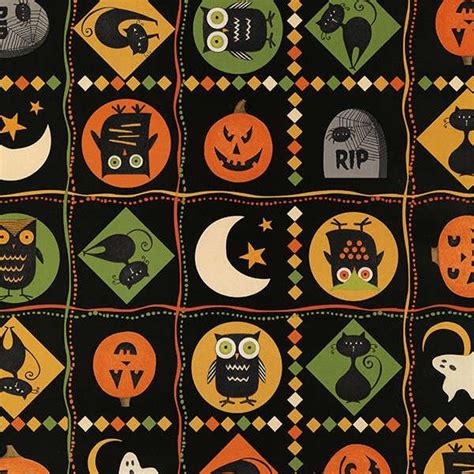 Wilmington Prints Scaredy Cats Multi Patches Cat Quilt Halloween