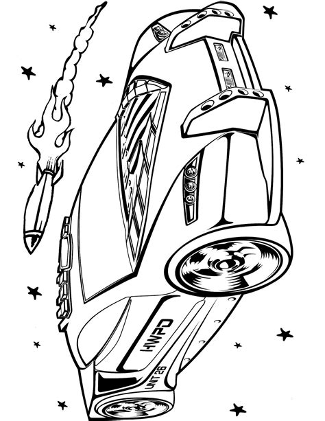 ️free Printable Hot Wheels Coloring Pages Free Download