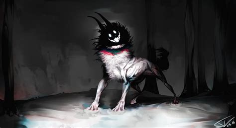 640x960 Resolution Illustration Of Monster Horror Dog Smiling Hd