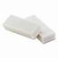 Block Eraser Rectangular Medium White Latex Free Polymer 4/Pack 