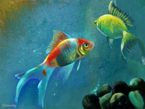 How to draw a fish step by step for kids? Aquarium... ← an animals Speedpaint drawing by Sonia55 ...