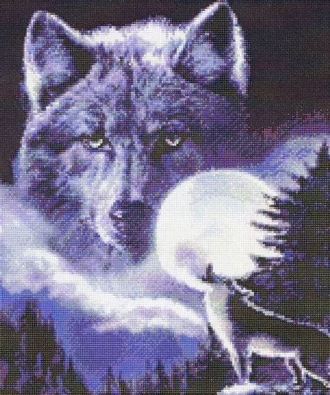 Providing good and quality counted cross stitch patterns and charts with nice design. Spirit of the Wolf - cross stitch pattern by Kustom Krafts