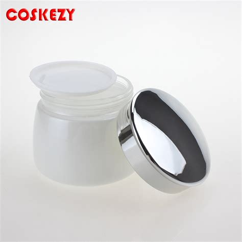 130g Empty Clear Frosted Facial Cream Jar Cospack